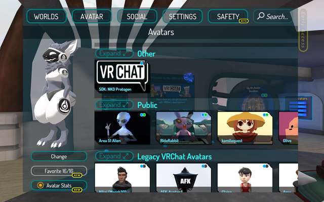 Avatar in VRChat