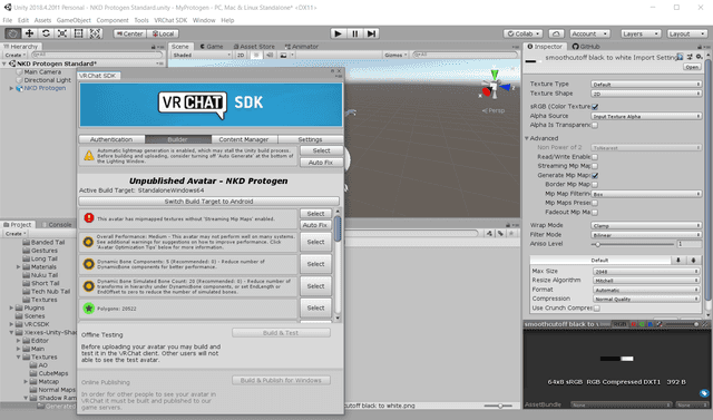 VRChat Builder Window